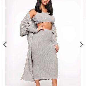 3 piece cardigan set